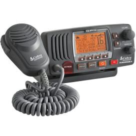 Cobra F77 Fixed VHF Marine Radio with GPS - Waterproof  Grey